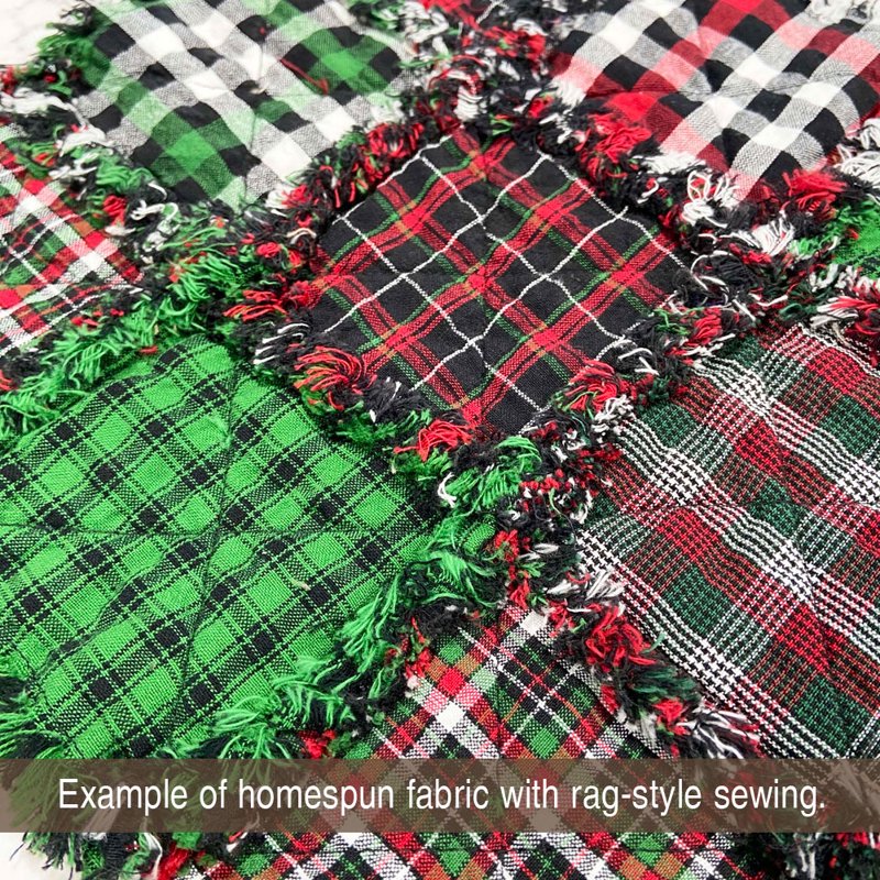 Cotton Tartan Fabric Yard for Quilting & Crafts - Multiple Colors