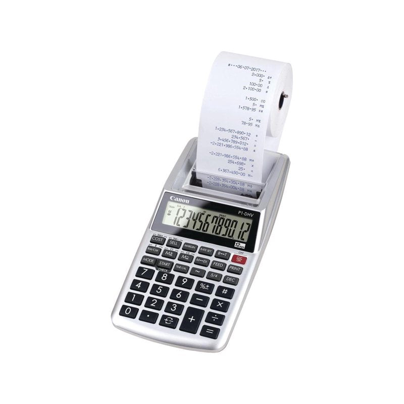 Printing Calculator with 2 Lines/Sec 12 Digits for Office & Business Use