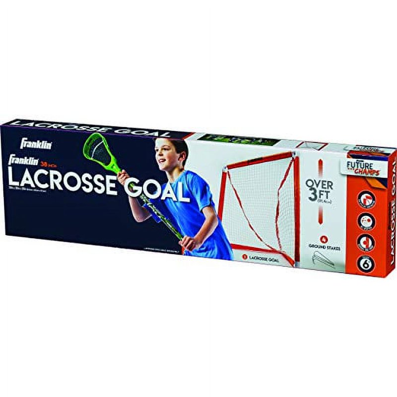 Youth Lacrosse Goal with Durable ABS Frame - Practice & Backyard Play