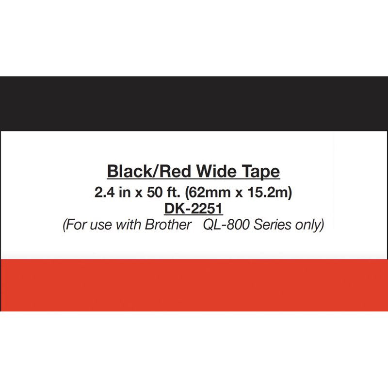 Continuous White Paper Labels for Brother QL Printers 2.4 in x 50 ft