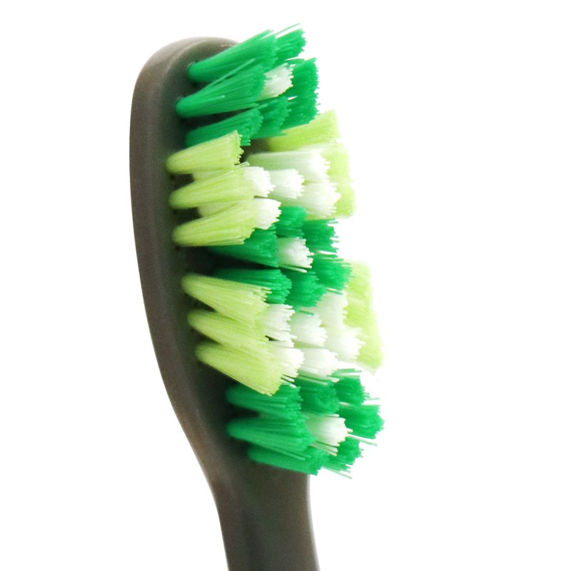 Multi-Pack Soft Toothbrushes with Tongue Scraper and Contoured Handle