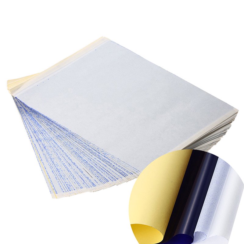 100 Sheets Tattoo Transfer Paper A4 Size Thermal Stencil Carbon Copier Sheets