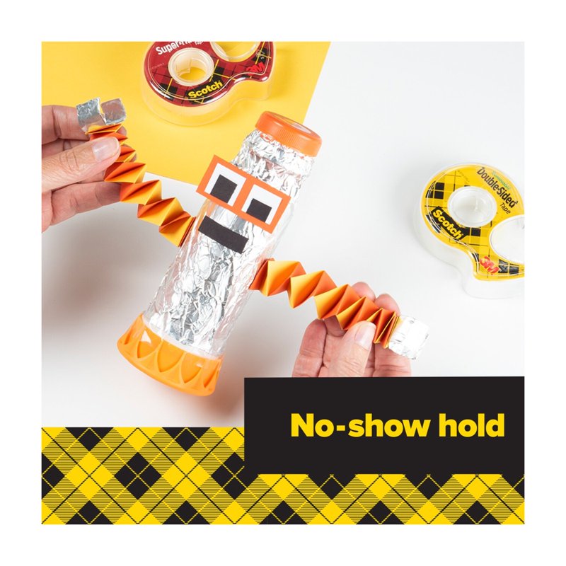 (3 Pack) Scotch Removable Double Sided Tape with Dispenser - Clear, 3/4 in x 200 in