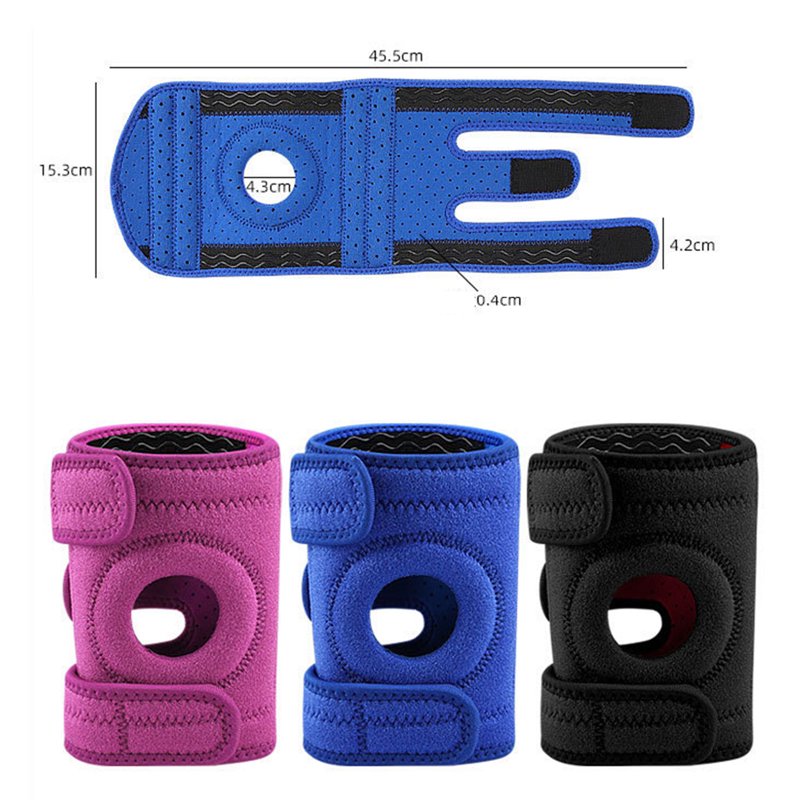 Kids Knee Support Brace with Adjustable Fastener - Non-Slip, Supportive, Lightweight Knee Protector