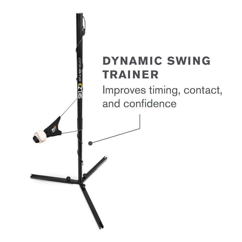 Portable Baseball Swing Trainer with Stand for Batting Practice