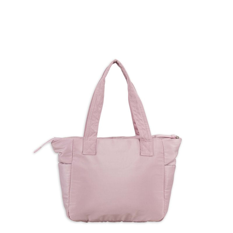 Mini Soft Puffy Tote Bag - Lightweight Travel Organizer with Multiple Pockets