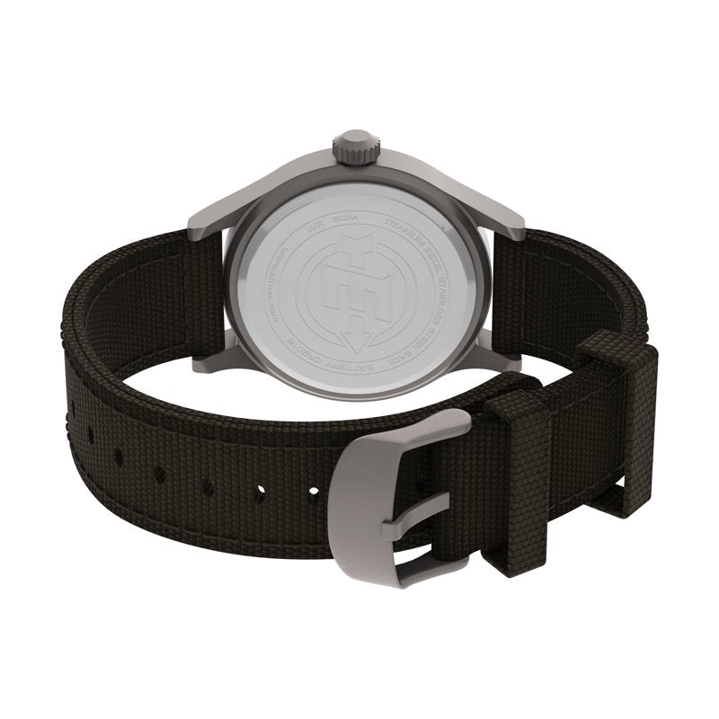 Timex Expedition Scout Men's 40mm Watch with Green Fabric Strap, Black Dial & Water Resistance
