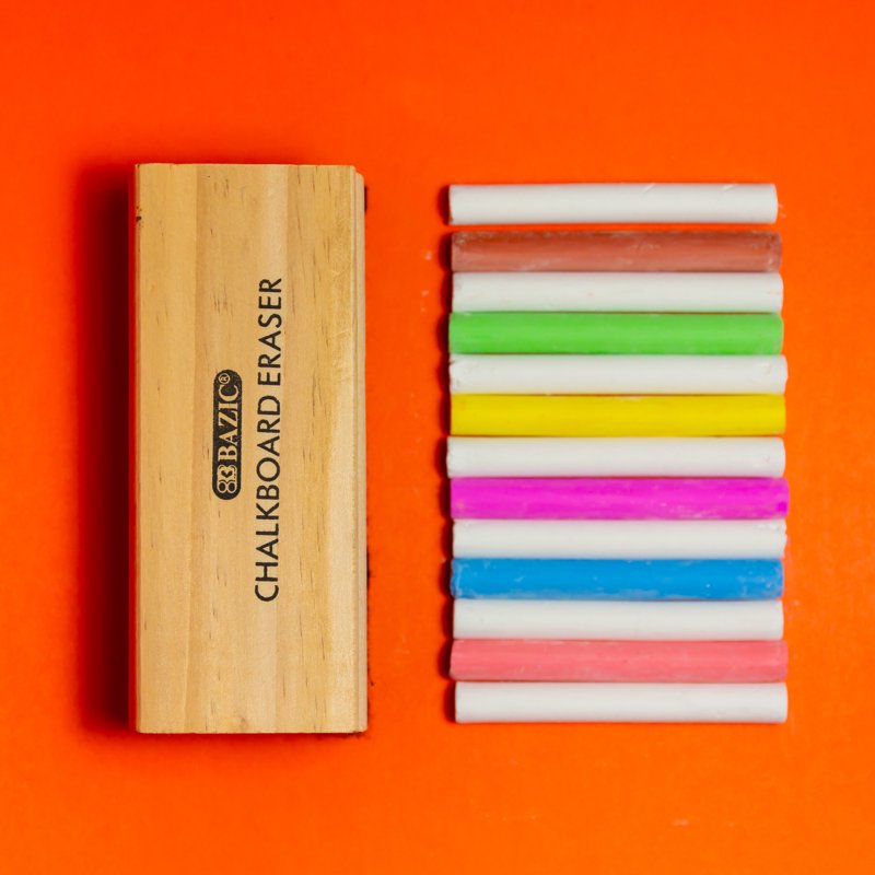 Whiteboard and Chalkboard Eraser Pack - Dustless Felt Board Cleaners for Classroom and Office