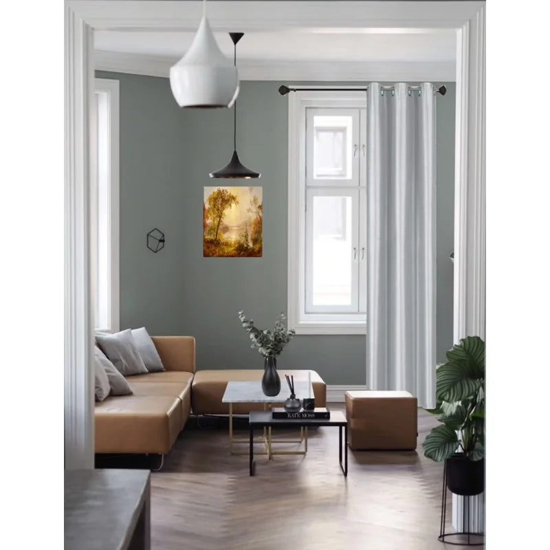 Blackout Window Curtain Drapes Set of 2 - Room Darkening Thermal Grommet Panels