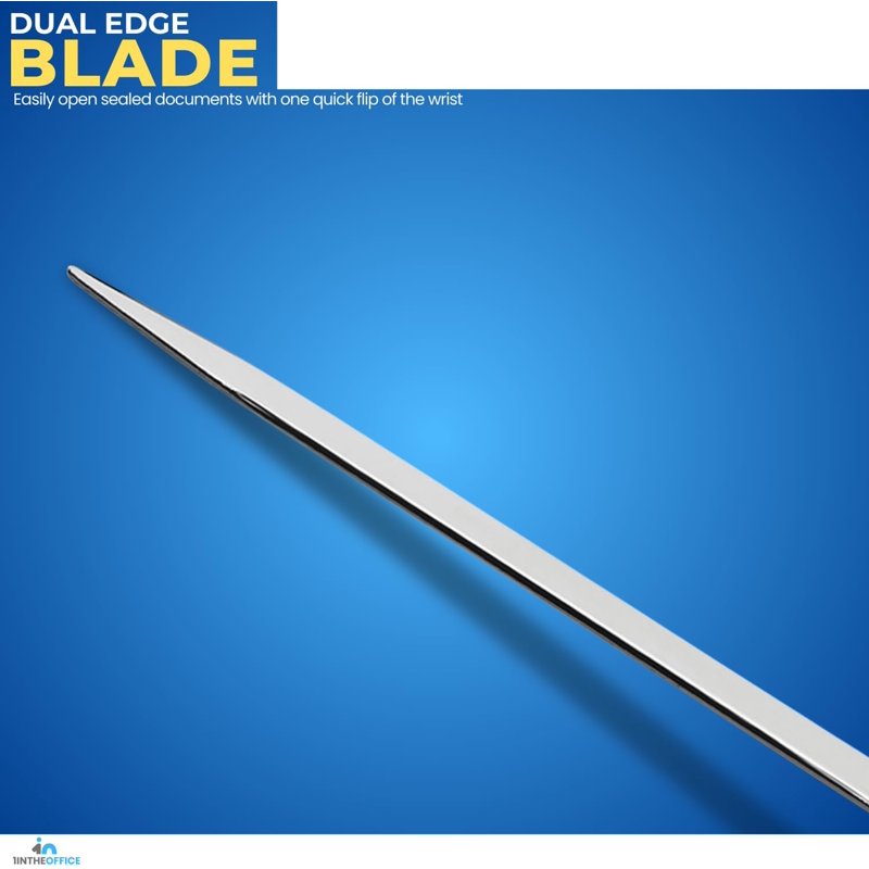 Stainless Steel Letter Opener 2 Pack - Office & Mailroom Tool