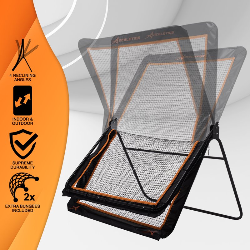 Lacrosse Rebounder Net 5x7 Feet Practice Pitchback Screen for Shooting & Catching