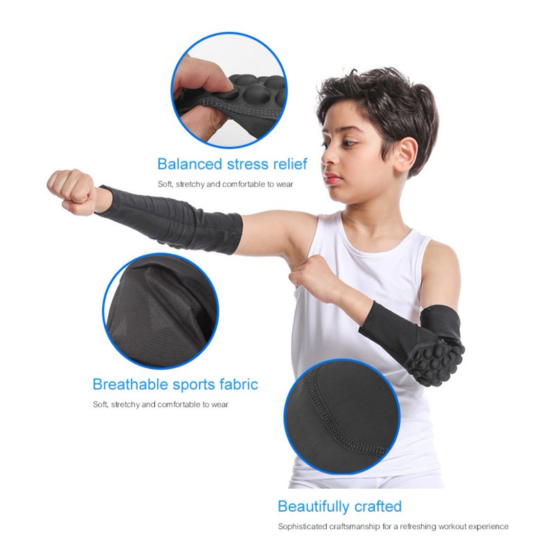 Kids & Youth Sports Knee & Elbow Pads Set - Compression Protective Gear