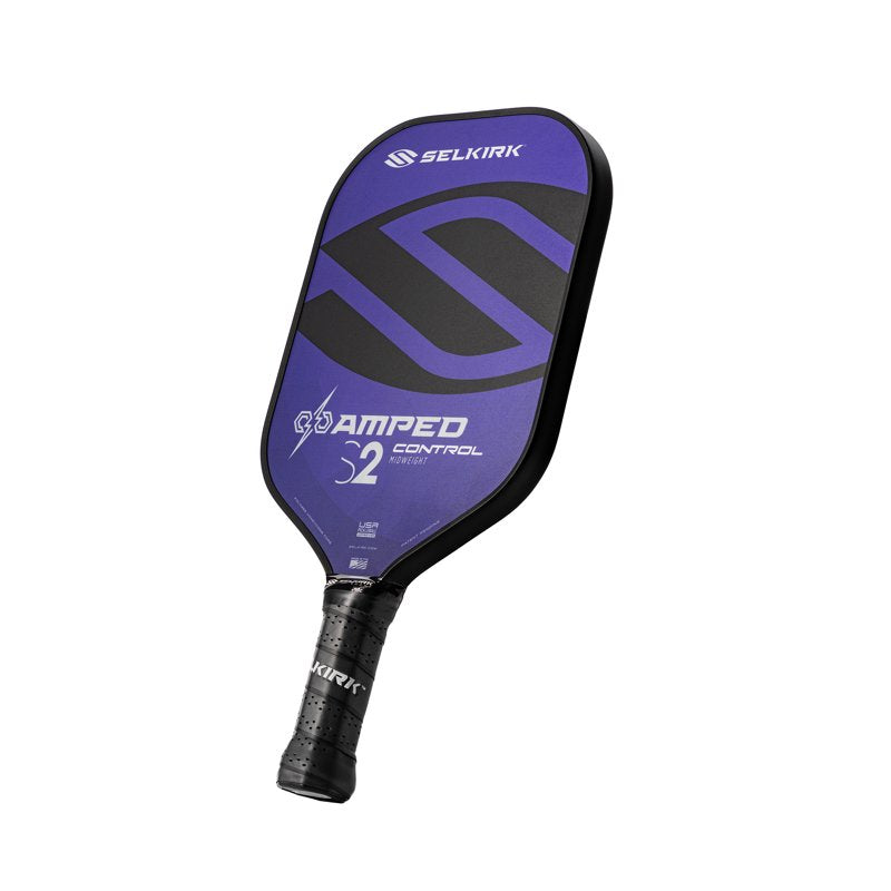 Selkirk Amped Control S2 Pickleball Paddle – Purple, Midweight, USAPA Approved