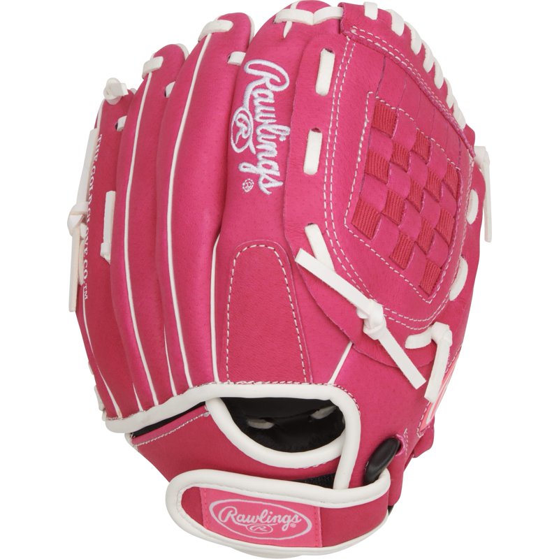 Youth Softball Glove 10-Inch Basket Web for Beginners - All-Leather