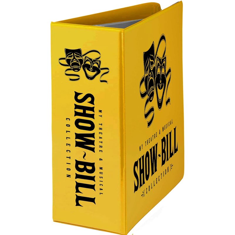 Theatre Showbill Binder with 25 Sheet Protectors - Organize Broadway Memorabilia