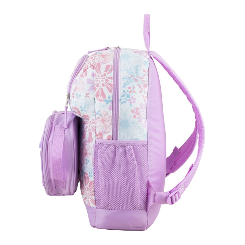 Unisex 4-Piece Combo Backpack Set with Lunch Box Shoe Pouch and Storage Case