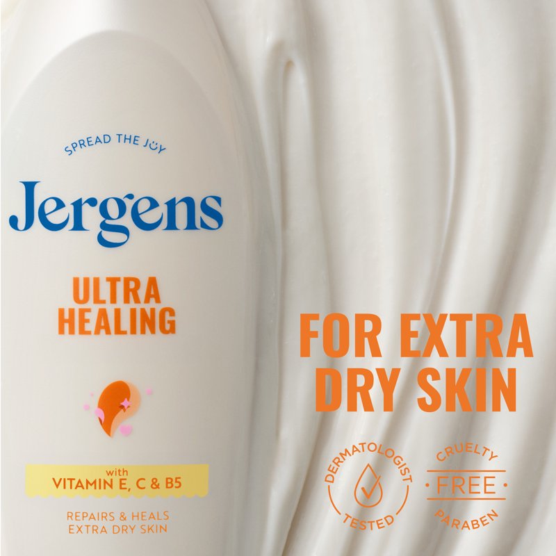 Jergens Ultra Healing Hand and Body Lotion - Dry Skin Moisturizer 22.6 fl oz