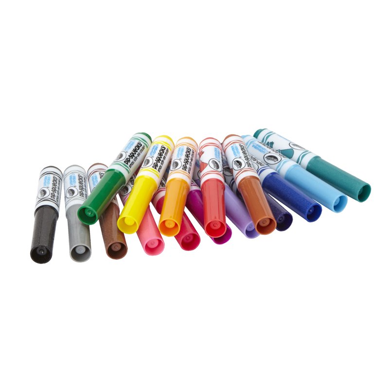 Crayola Pip-Squeaks Marker Set - 16 Bright Washable Non-Toxic Colors for Kids