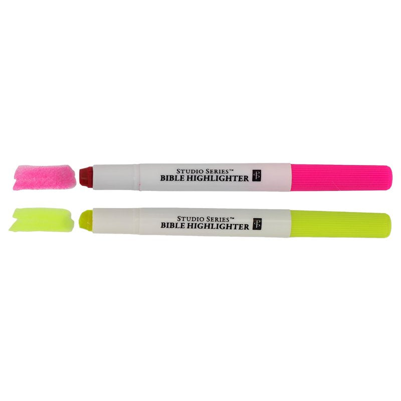 Bible Highlighters Set - Waxy, Non-Bleed, Color-Coded for Bible Study