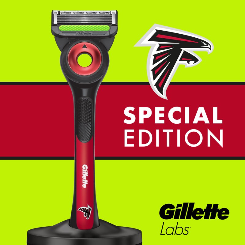 Men's Gillette Razor with Exfoliating Bar & Refills - Game Day Edition