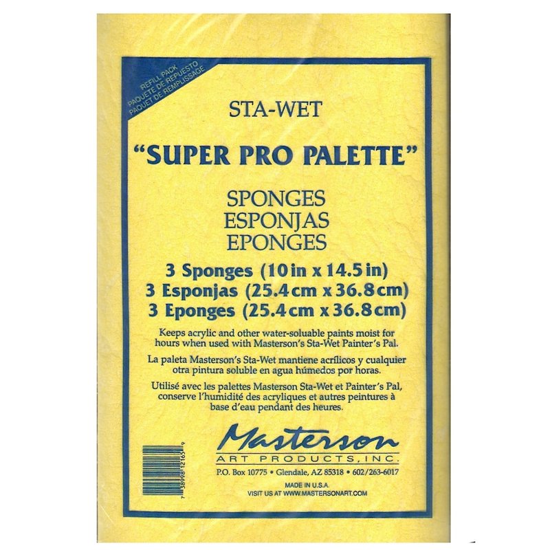 Palette Sponge Refill Pack for Art Painting Systems - 2 Pieces