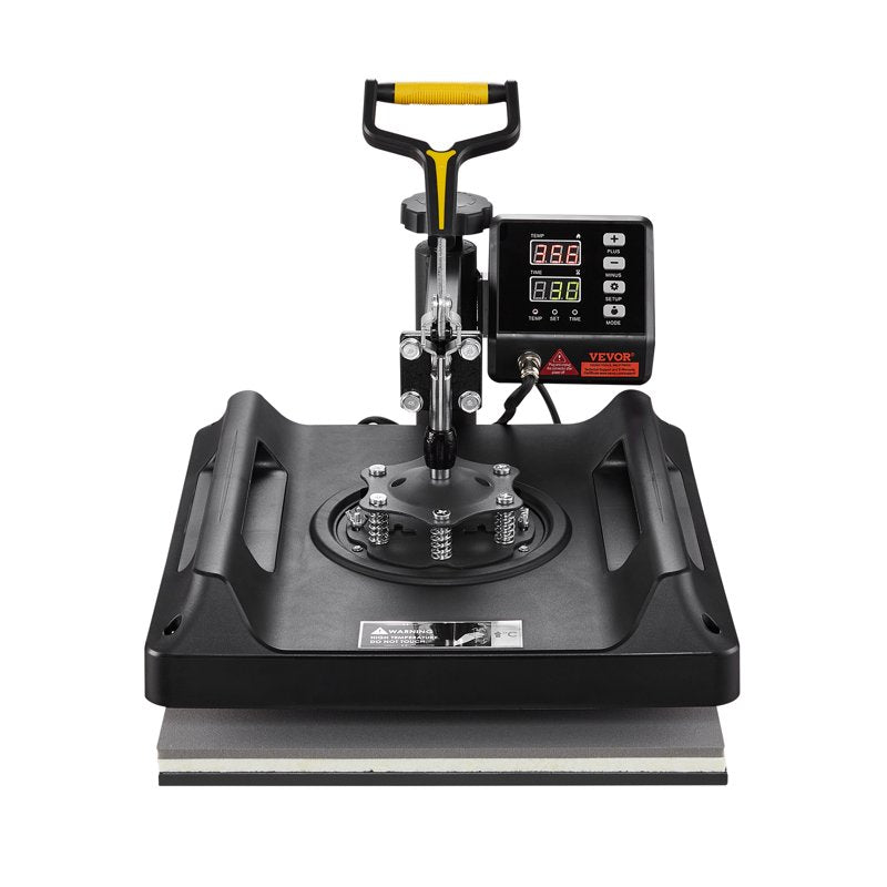 8-in-1 Heat Press Machine 15x15 Inch Digital Transfer for T-Shirts Mugs Hats