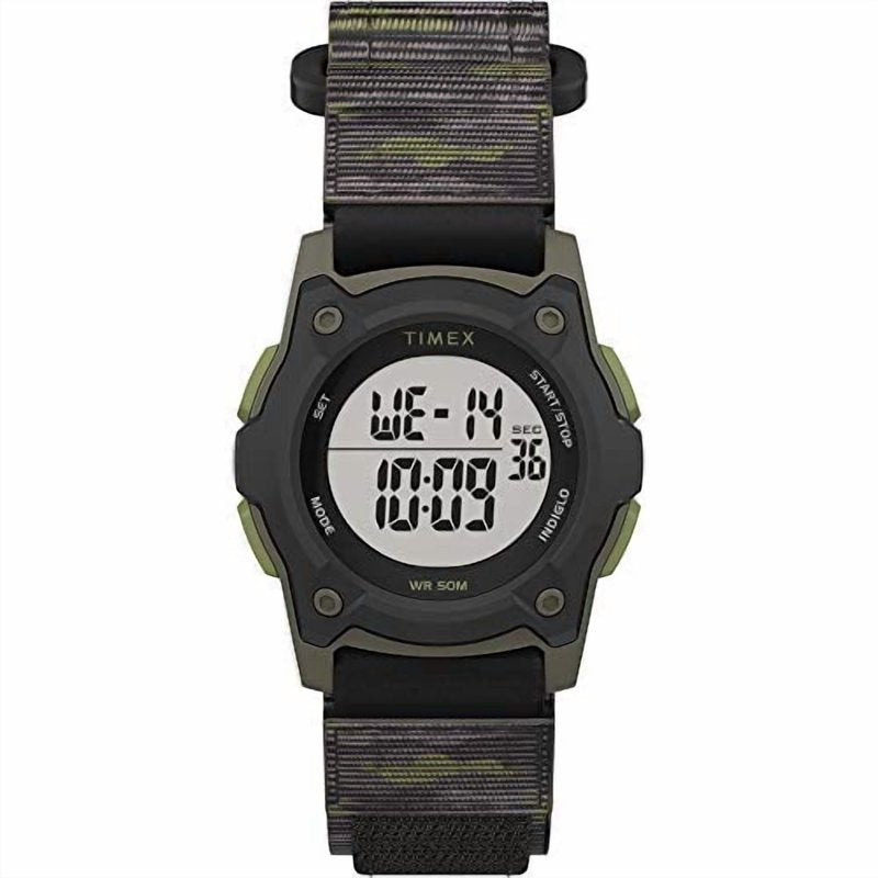 Digital Kids' Wristwatch with Backlight and Water Resistance - 18mm Plastic Strap
