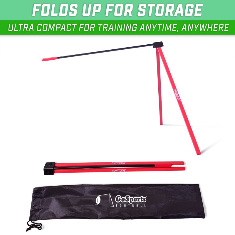Football Kicking Tee Metal Holder for All Sizes - Portable Practice Aid