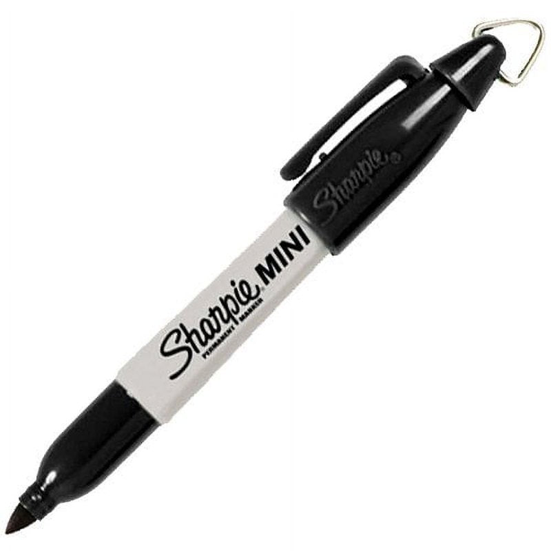 Mini Golf Keychain Clips with Permanent Markers - 4 Pack