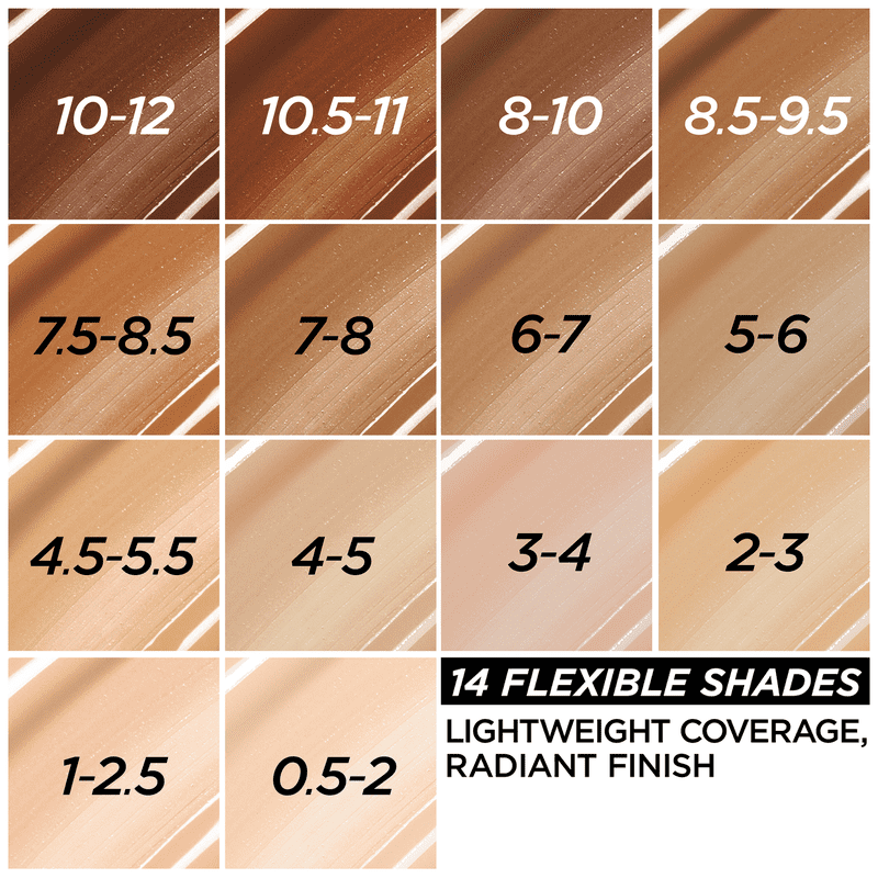 Hydrating Tinted Serum Foundation with Hyaluronic Acid - Medium Shade, 1 fl oz