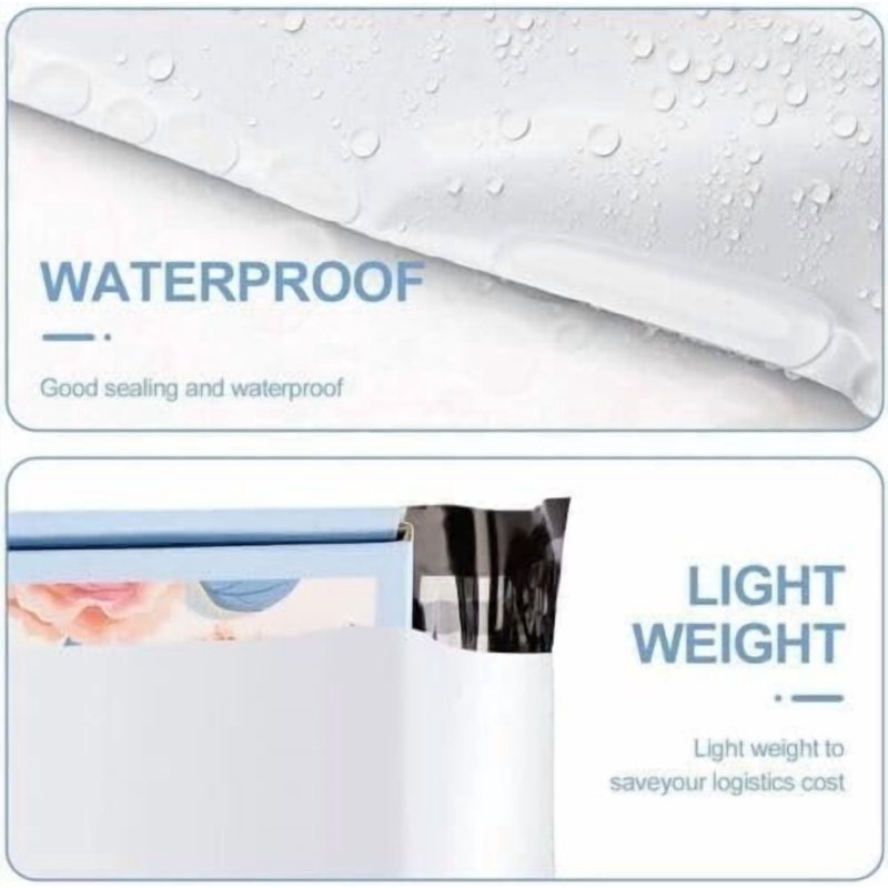 10x13 Poly Mailers Envelopes Self-Seal Shipping Bags - 2 Mil Thickness, Puncture Resistant