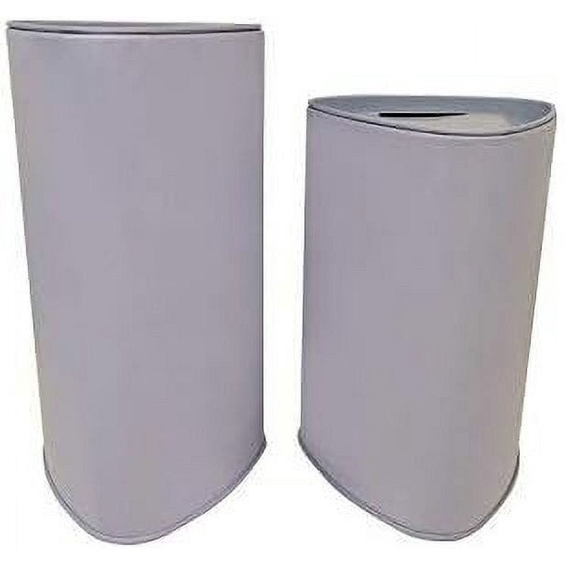 Triangle Tin Donation Box - Coin & Tip Collection Container - Pack of 10
