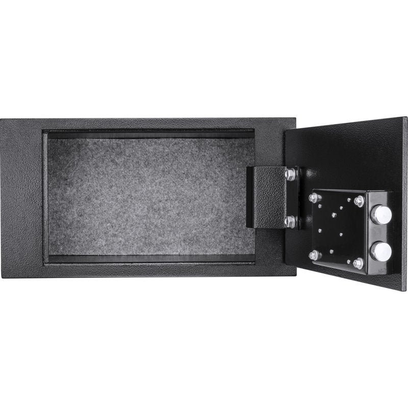 Floor Safe with Key Lock 0.22 Cu Ft Solid Steel Security Safe