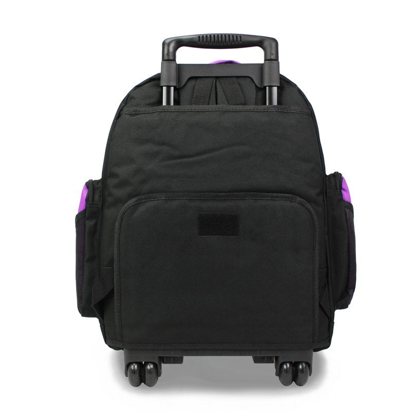 Travel Rolling Backpack 22-Inch Carry-On Airline Approved Durable Storage