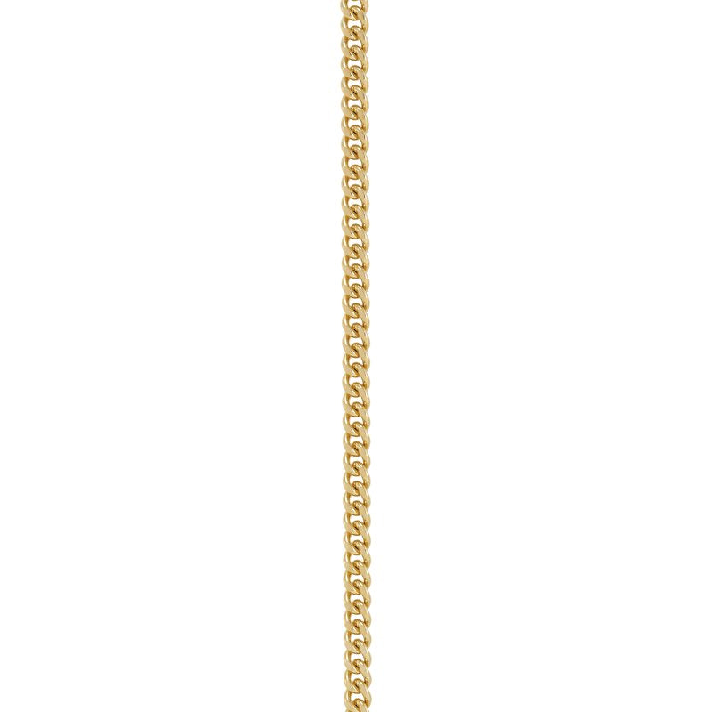 Gold-Filled and Rhodium Crucifix Pendant Necklace 24 Inch Stainless Steel Chain