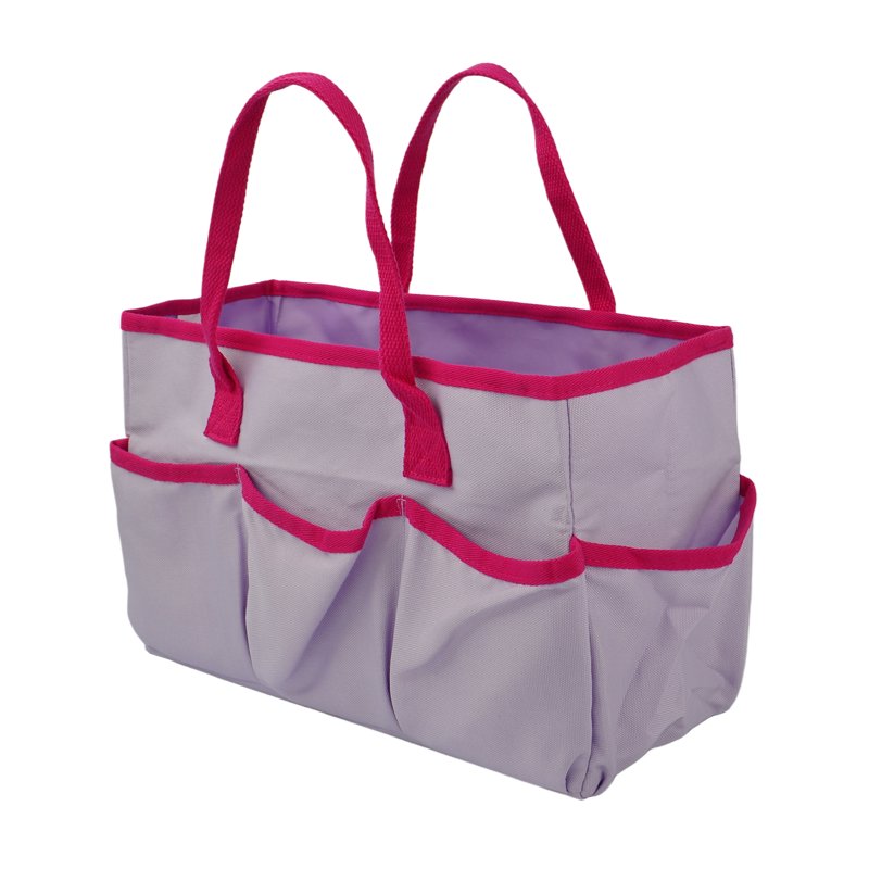 Teacher Tote Bag Organizer Carry-All for Classroom Supplies - Pink, Teal, Multicolor