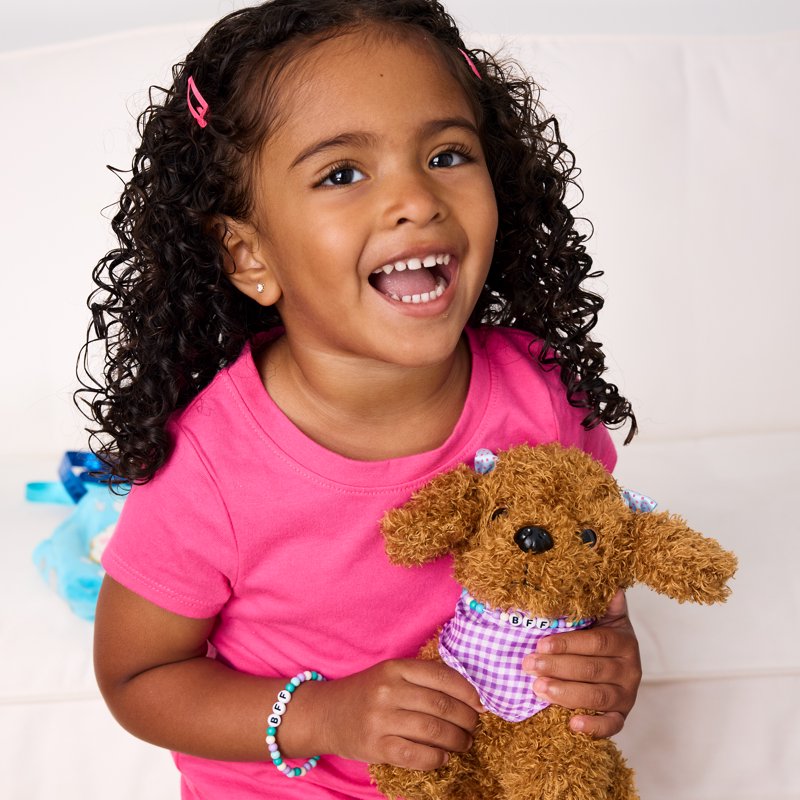 Kids Designer Doggie Craft Kit with Plush Pet Accessories & Jewelry