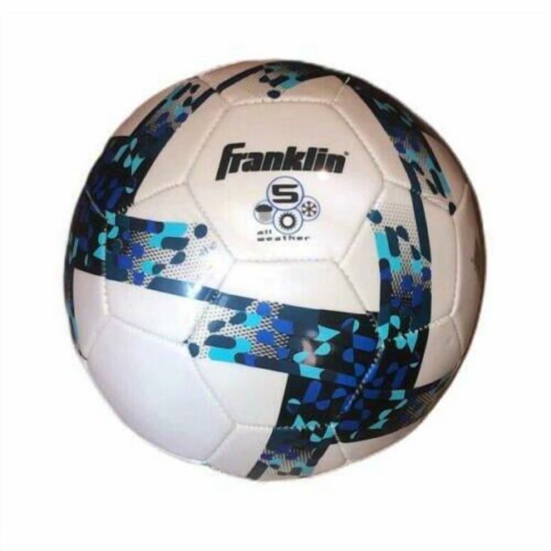 All Weather Size 4 Soccer Ball – Franklin Sports Blue