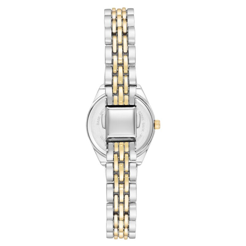 Women's Two-Tone Metal Bracelet Watch - Elegant Analog Timepiece