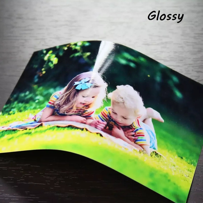 Premium Glossy Photo Paper Pack - Mixed Sizes for Inkjet Printers, 250 Sheets