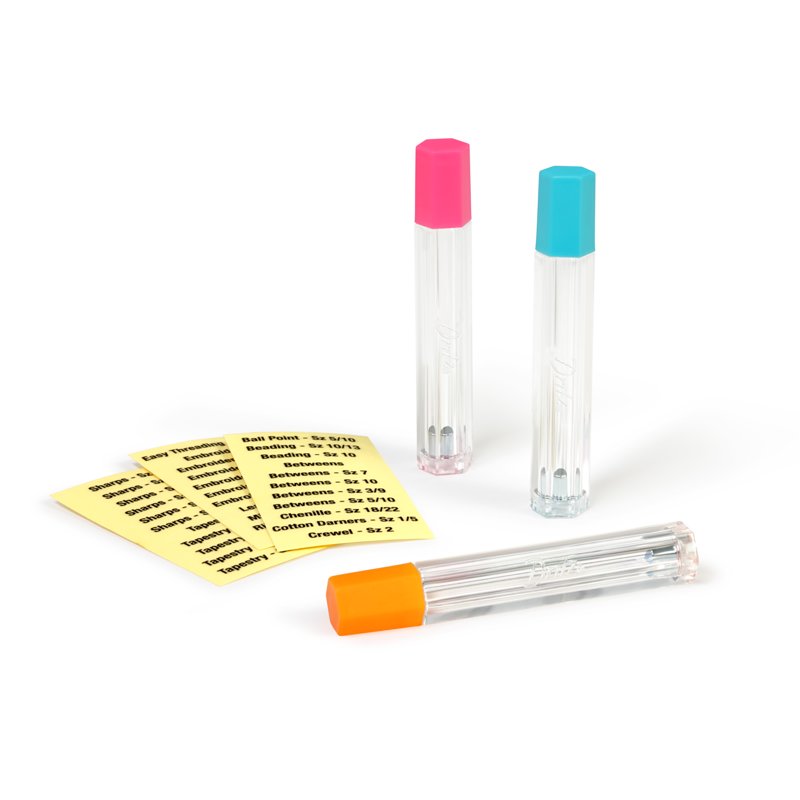 Needle Storage Tubes with Labels - Organize Sewing & Quilting Needles