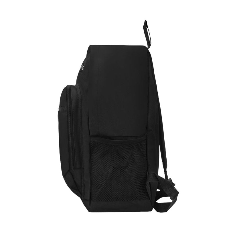Unisex Casual Backpack with Side Mesh Pockets - Stylish & Spacious