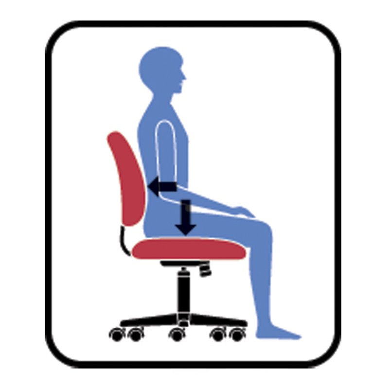 Ergonomic Sewing Chair with Height Adjustment and Glides