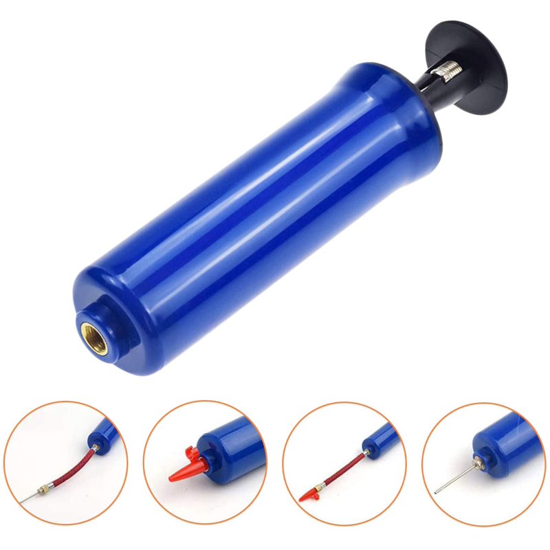 Mini Hand Air Pump for Sports Balls & Inflatable Toys - Portable Ball Pump Kit