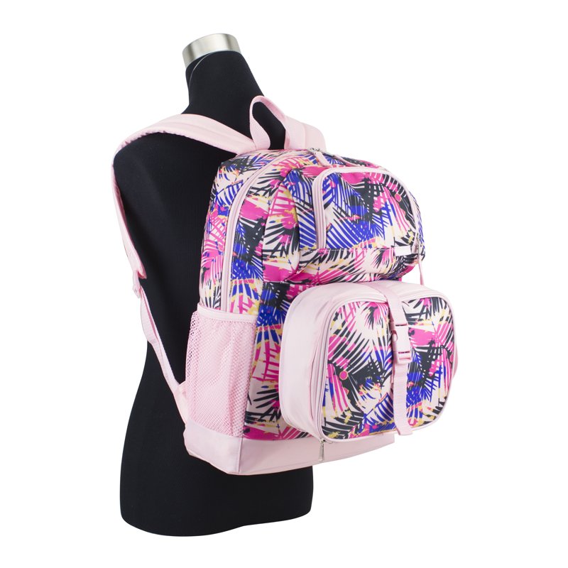 Unisex 4-Piece Combo Backpack Set with Lunch Box Shoe Pouch & Storage Case