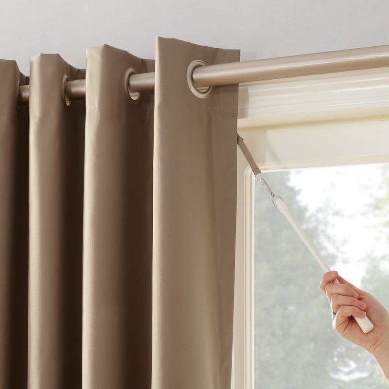 Patio Sliding Glass Door Curtain Panel - Thermal Room Darkening 100x84 in