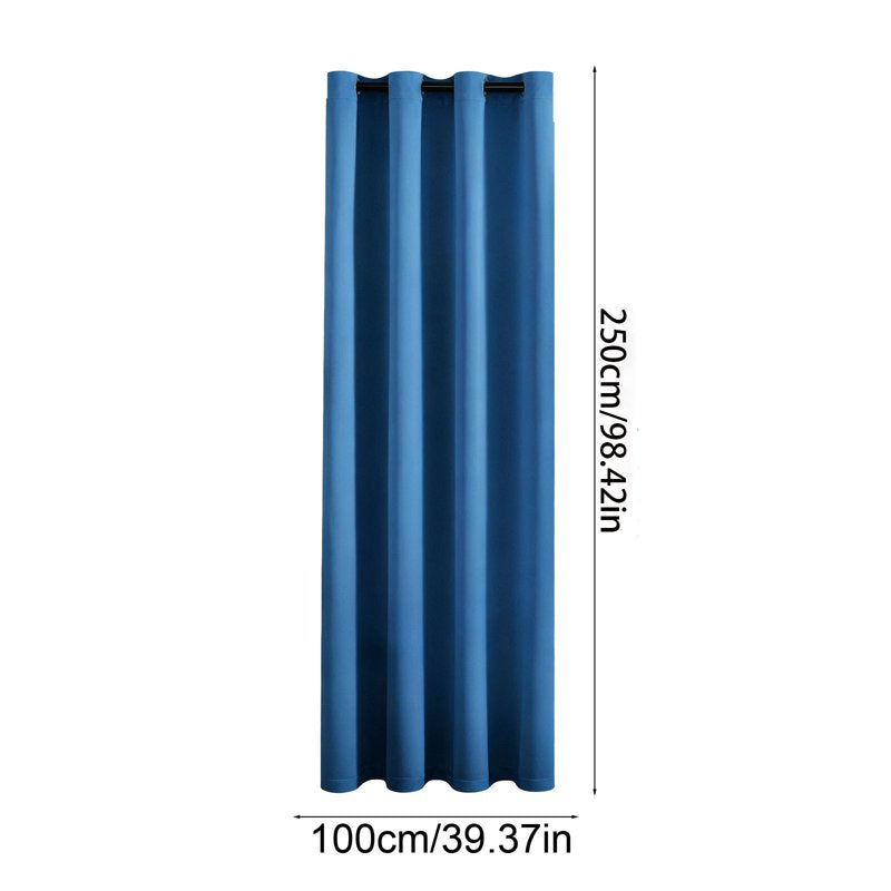 Blackout Curtain Set with Black Lining for Light Blocking & Noise Reduction - Thermal Insulating Window Curtains for Living Room & Bedroom