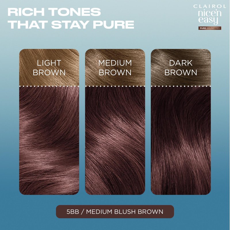 Permanent Hair Color Creme - Multiple Shades - Rich, Pure Brown Tones