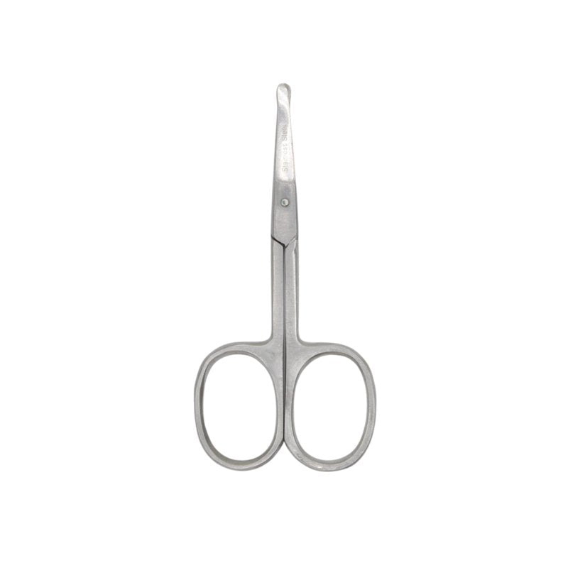 Safety Tip Grooming Scissors - Stainless Steel, Precise Ear and Facial Hair Trimming