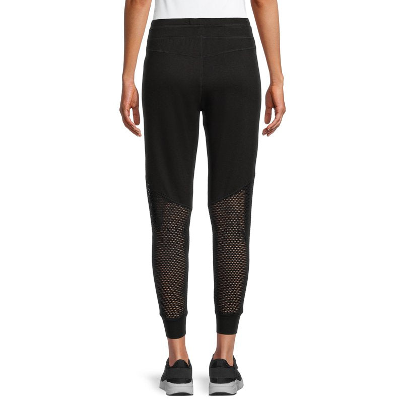 Women’s Mesh Joggers - Tapered Fit, High-Rise, Comfortable Activewear Pants